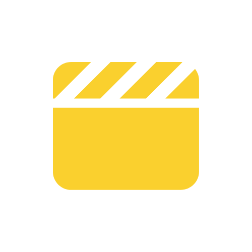 Icone clap de cinéma représentant une compétence de Axelle Roupsard étudiante BUT Info Com à IUT Grand Ouest Normandie.